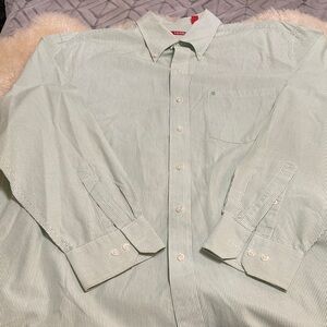 IZOD mens Xl button up shirt